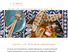 Tablet Screenshot of castilerestaurant.com